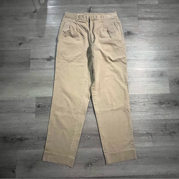 Banana Republic Other - Banana Republic Pants Mens 34 Brown Straight Chino Cotton Vintage 80’s Hong Kong